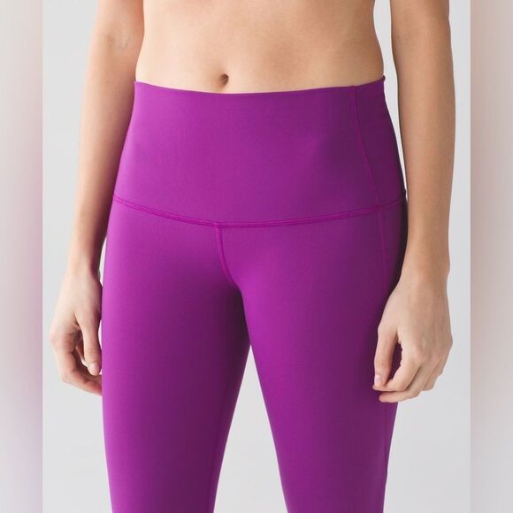 EUC Lululemon Tranquil Tight in Regal Plum - Picture 8 of 11